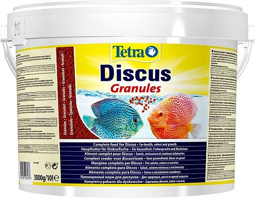 TetraDiskus основной корм для дискусов, гранулы 10 л