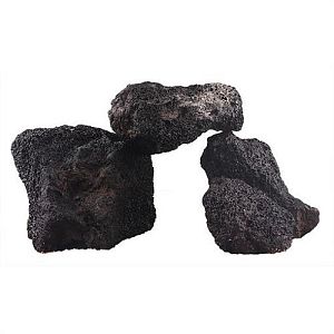 Камень PRIME Черный вулканический М 10−20см, 20 кг