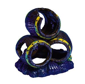 Декорация с GLO-эффектом GLOFISH «Бочки L» 9,4×9,9×13,46 см