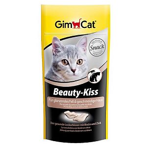 Лакомство Gimcat «Beauty-Kiss» витаминное для кошек, биотин и цинк, 40 г