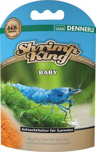 Dennerle Shrimp King Baby корм премиум-класса для молодняка креветок, микро-гранулы 35 г