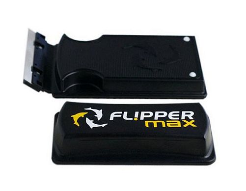 Магнитный скребок  Flipper Max для аквариумных стекол до 24 мм