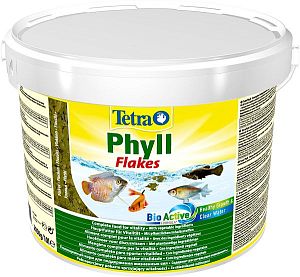 TetraPhyll основной корм для травоядных рыб, хлопья 10&nbsp;л
