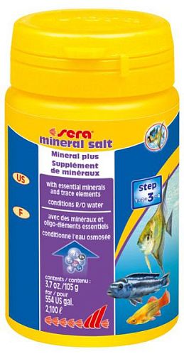Sera MINERAL SALT минеральная соль для аквариумов, 100 мл