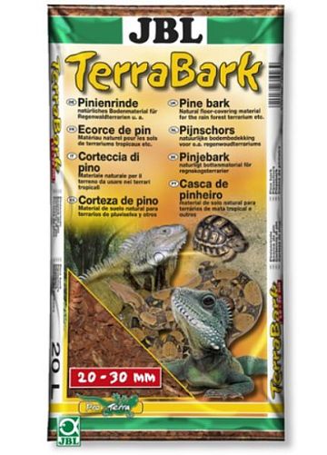 Натуральный субстрат JBL TerraBark L из сосновой коры для тропических террариумов, 20-30 мм, 20 л