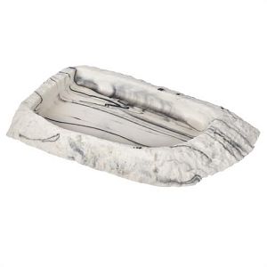 Миска Nomoy Pet «Серые линии XL», 18×8,5×2 см