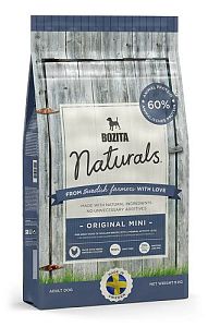 Корм BOZITA Naturals Original Mini 21/11 для взрослых мелких собак всех пород с нормальной активностью