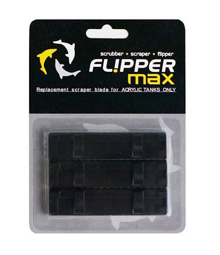 Сменные пластиковые лезвия ABS FLIPPER для скребка Flipper Max, 3 шт.