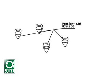 JBL Резиновые ножки для компрессора ProSilent a50, 4 шт., арт. 6 054 900