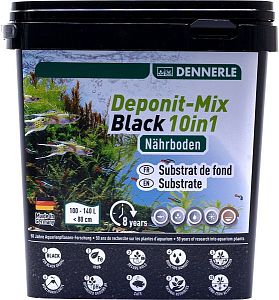 Субстрат питательный Dennerle Deponitmix Professional Black 10in1, 4,8 кг