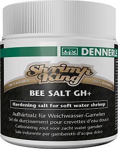Добавка Dennerle Shrimp King Bee Salt GH+ для повышении общей жесткости в&nbsp;аквариумах с&nbsp;пресноводными креветками, 200&nbsp;г