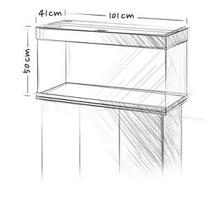 Аквариум JUWEL Рио 180&nbsp;LED, 180&nbsp;л, 101х41&times;50&nbsp;см