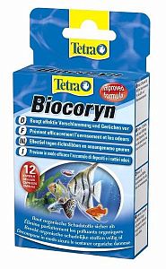 Кондиционер Tetra BIOCORYN для разложения органики на объем 600 л, 12 капсул