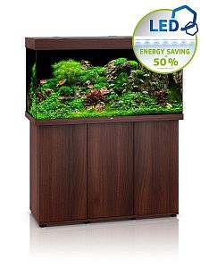 Аквариум JUWEL Рио 350 LED, 350 л, 121х51×66 см, темное дерево