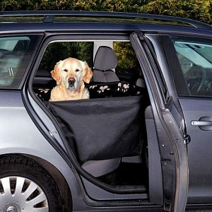 Подстилка TRIXIE автомобильная для собаки, с боковыми стенками, 65×145 см, черный, бежевый