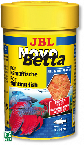 JBL NovoBetta основной корм для петушков, хлопья 100 мл