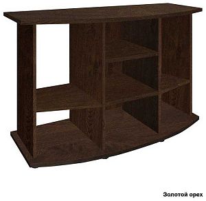 Подставка без дверок Biodesign ПАНОРАМА 350 чёрная шагрень, влагостойкая плита ЛДСП 16/22 мм, 131х51×82 см