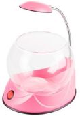 Аквариум Hailea круглый, 1,8 л, розовый от интернет-магазина STELLEX AQUA