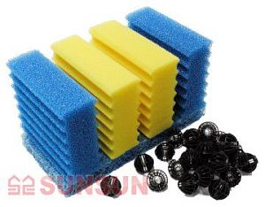 Фильтр прудовый проточный SUNSUN CBF-350&nbsp;многокамерный модульный, совместим с&nbsp;уф-стерилизаторами CUV, 54&times;40,2&times;40&nbsp;см, 8000&nbsp;л/ч