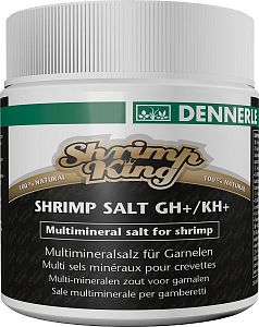 Добавка Dennerle Shrimp King SHRIMP KING SHRIMP SALT GH+/KH+ для повышении жесткости в аквариумах с креветками, 200 г