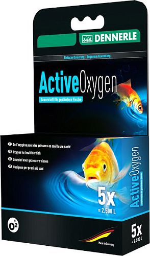 Таблетки Dennerle Active Oxygen содержащие активный кислород на 2500 л, 5 шт.