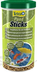 Основной корм Tetra Pond Sticks для прудовых рыб, гранулы 1,25 л