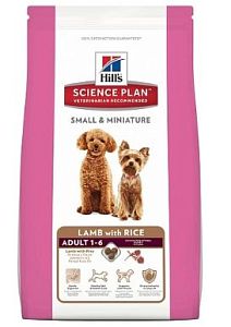 Корм Hill’s Science Plan Adult Small&Miniature для собак миниатюрных размеров, ягненок и рис