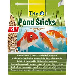 Корм основной Tetra Pond Sticks для прудовых рыб, гранулы, 4 л