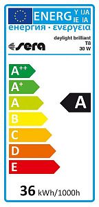 Sera Лампа Т8&nbsp;BRILLIANT DAYLIGHT, 30&nbsp;Вт, 90&nbsp;см