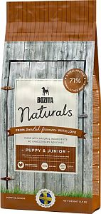 Корм BOZITA Naturals Puppy&Junior 25/13 для щенков и юниоров всех пород, беременных и кормящих сук