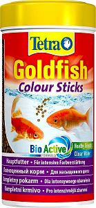 Tetra Goldfish Colour Sticks корм для яркого окраса золотых рыбок, палочки 250 мл