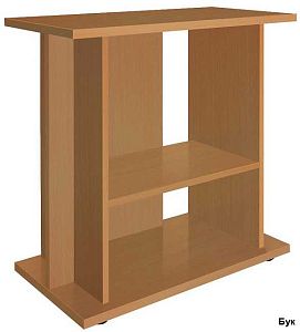 Подставка без дверок Biodesign РИФ 125&nbsp;чёрная шагрень, влагостойкая плита ЛДСП 16&nbsp;мм, 81х38&times;74&nbsp;см