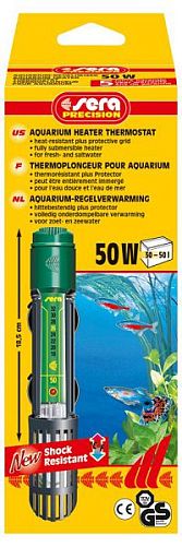 SERA PRECISION 50 W аквариумный нагреватель, 50 Вт