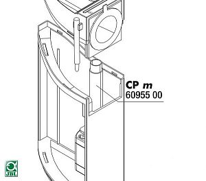 JBL Выпускная трубка для фильтра JBL CristalProfi m greenline, арт. 6 095 500