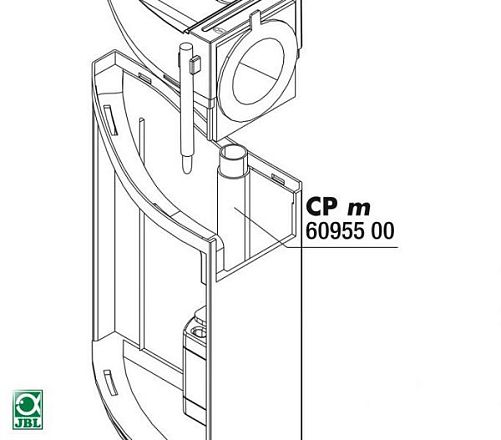 JBL Выпускная трубка для фильтра JBL CristalProfi m greenline, арт. 6095500