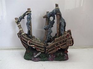 Декор Prime &laquo;Затонувшая каравелла&raquo;, пластик, 260х100&times;230&nbsp;мм