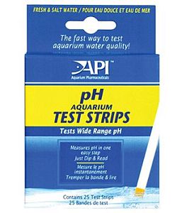 Тест-полоски API рH Aquarium Test Strips для определения уровня pH в аквариумной воде