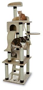 Домик TRIXIE «Adiva» для кошки, 209 см, бежевый, коричневый