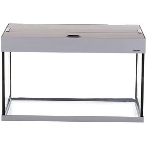 Аквариум LUX П120&nbsp;прямой, с&nbsp;крышкой и&nbsp;светильником Т8 2&times;18&nbsp;Вт, металлик, 120&nbsp;л