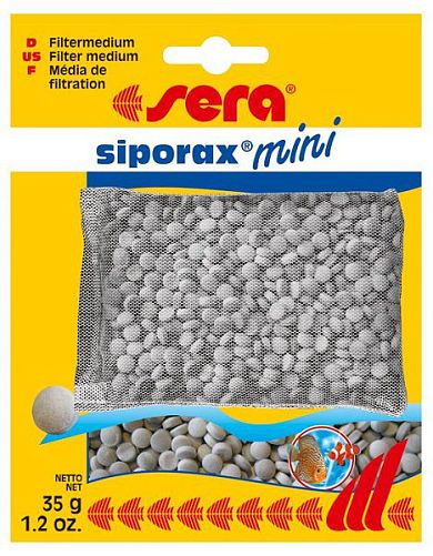 SERA SIPORAX mini бионаполнитель для внутренних фильтров, 35 г