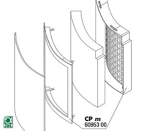 JBL Держатель губки для фильтра JBL CristalProfi m greenline, арт. 6 095 300