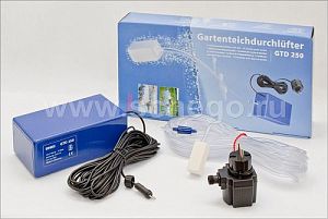 Комплект SCHEGO GTD250 для аэрации пруда, 5 Вт, 250 л/ч