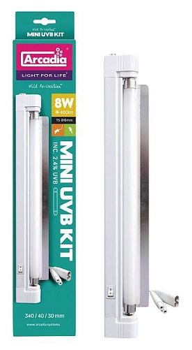 Светильник Arcadia MINI UVB KIT Т5 для птиц, 8 Вт, 340x40x30 мм Светильник Arcadia MINI UVB KIT Т5 для птиц, 8 Вт, 340x40x30 мм