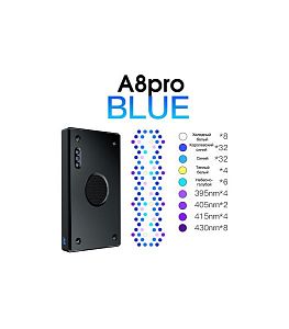 Светильник светодиодный Ipai A8PRO blue LED CREE для рифовых аквариумов, 240 Вт