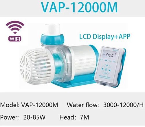 Помпа подъемная Jebao VAP-12000M с wi-fi, 12000 л/ч