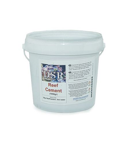 Клей DSR Reef Cement на основе цемента для аквариумных декораций, 1 кг