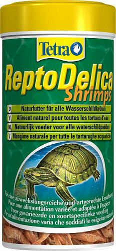 TetraReptoDelica Shrimps специальный корм для черепах (100% креветки), палочки 250 мл