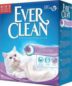 Наполнитель Ever Clean Lavender комкующийся с ароматом лаванды для кошек