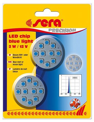 Sera LED Light, blue light запасной чип для светильника, голубой, 2шт.