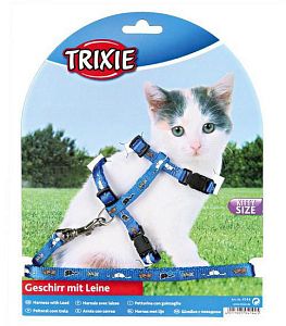 Шлейка TRIXIE для котят, нейлон 21−32 см, 8 мм